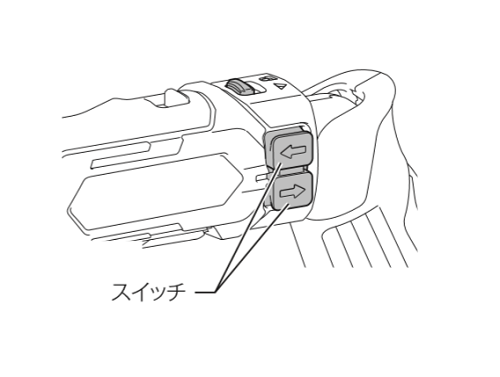 Makita　充電式ペンドライバドリル　DF012DSHX　使い方⑨　スイッチ
